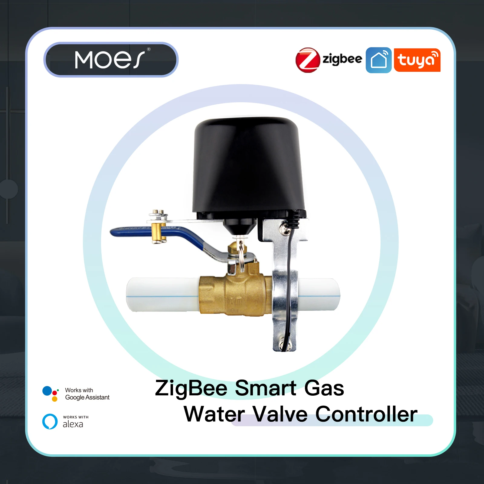 Smart Home Plus - MOES ZigBee 3.0 Smart Gas Water