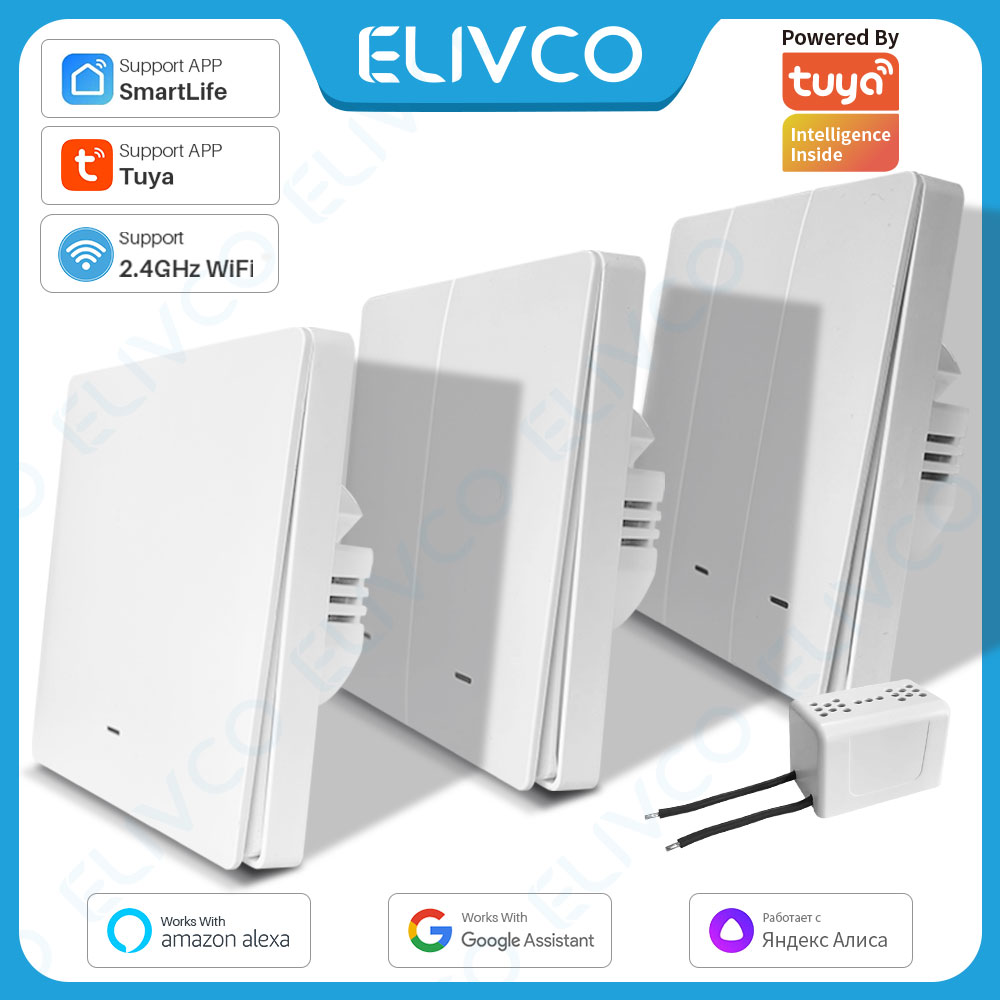 Smart Home Google - Tuya Wifi Smart Switch No Neutral