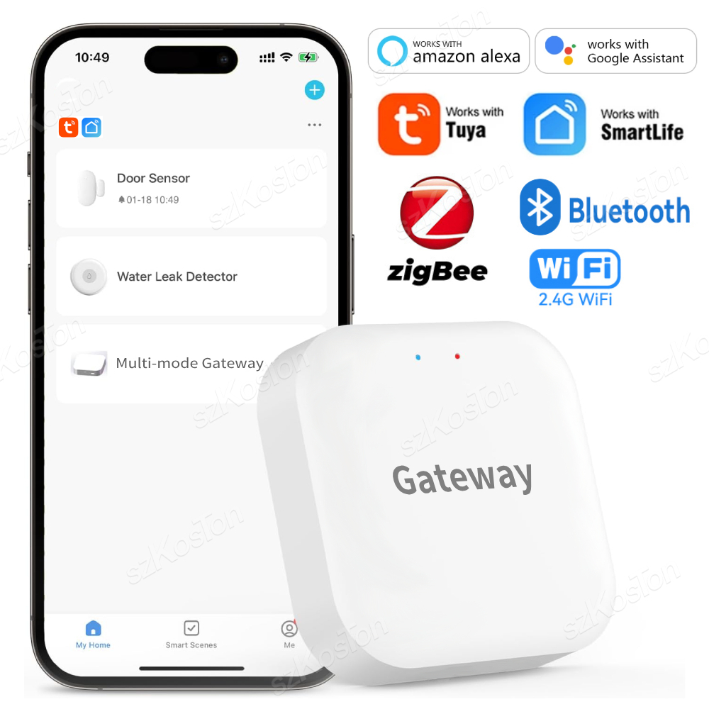 Smart Home Wifi Hub - Tuya Smart Life Multi-mode Gateway Smart