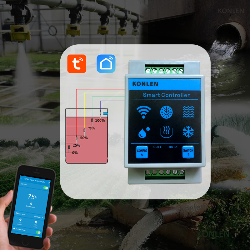 KONLEN Tuya Water Level Sensor - огляд і ціна Smart Home Energy Monitor