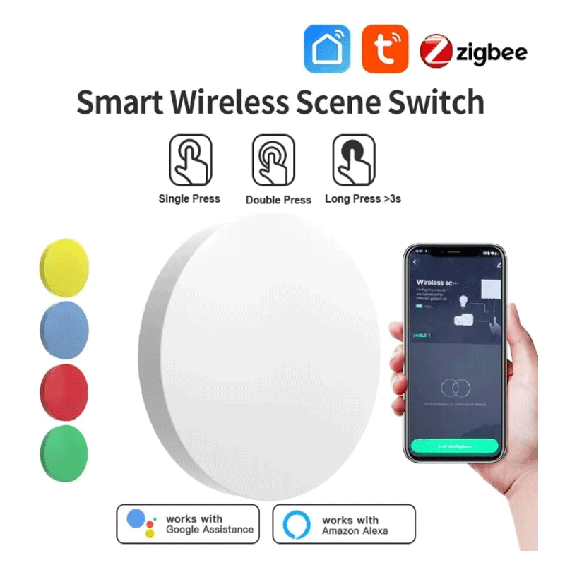 Tuya ZigBee Smart Wireless But - огляд і ціна Smart Home Google