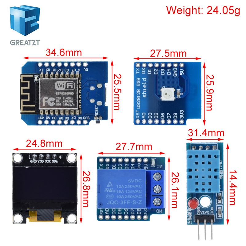 WeMos D1 Mini ESP8266 ESP-12F  - огляд і ціна Smart Home Esp8266