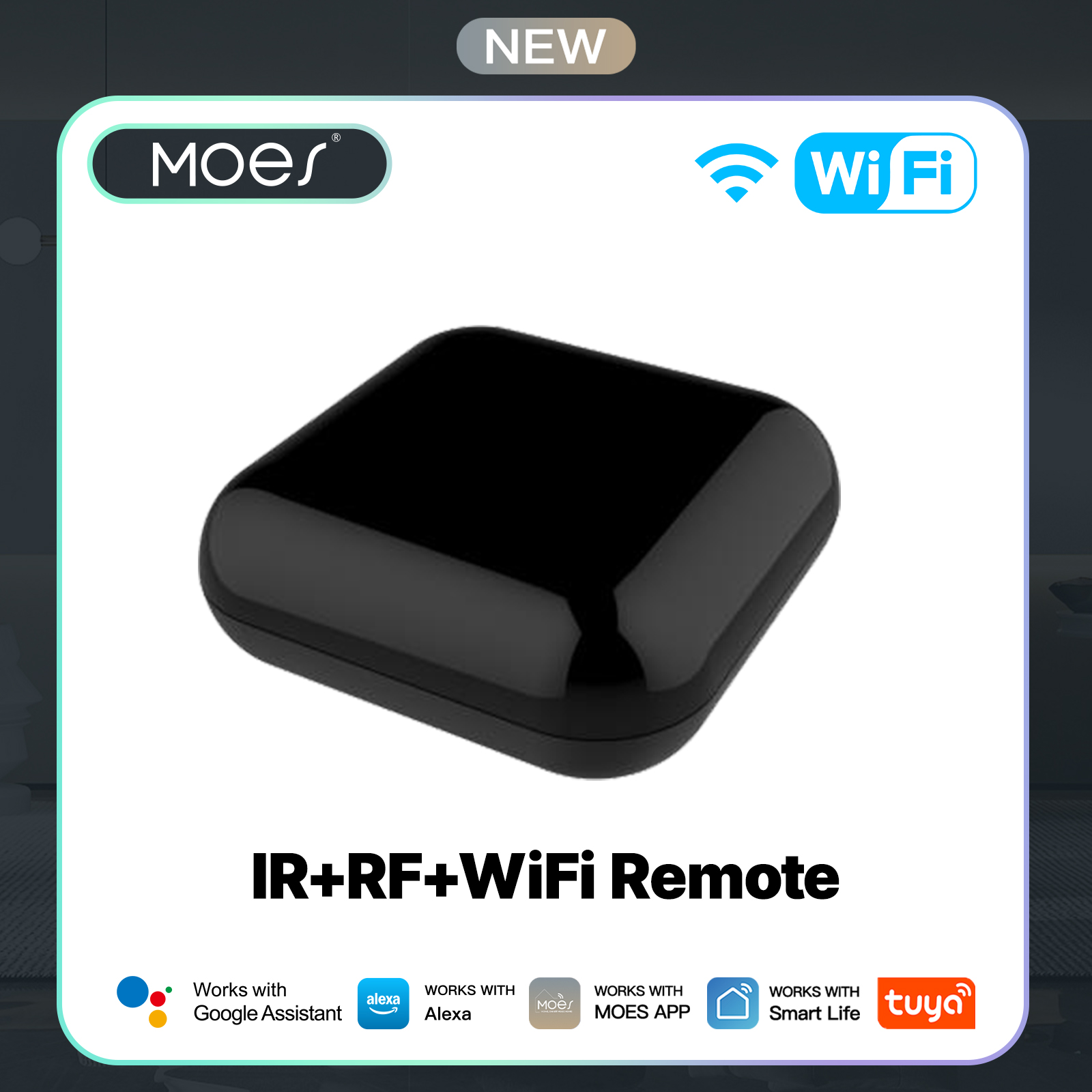 MOES Tuya WiFi IR RF Remote fo - огляд і ціна Smart Home Dashboard
