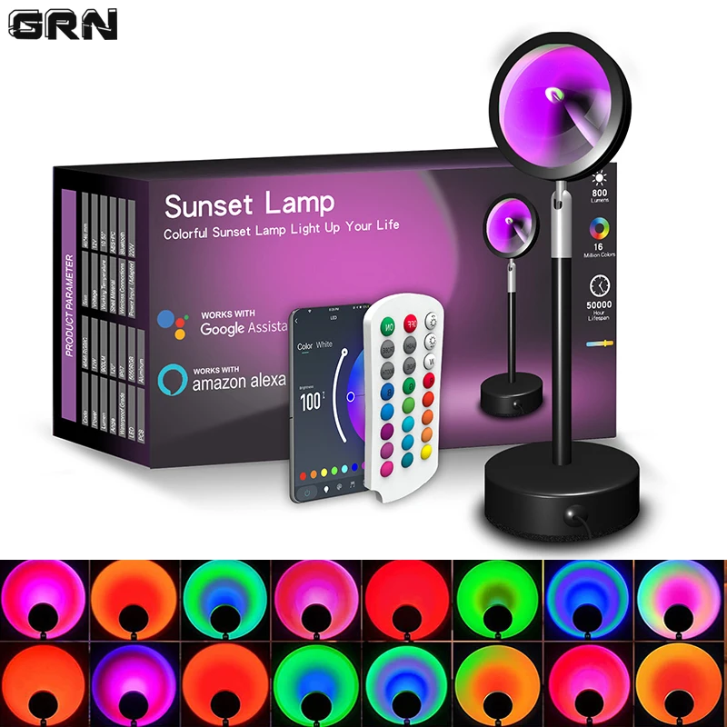 Smart LED Sunset Lamp Colorful - огляд і ціна Smart Home Energy Monitor