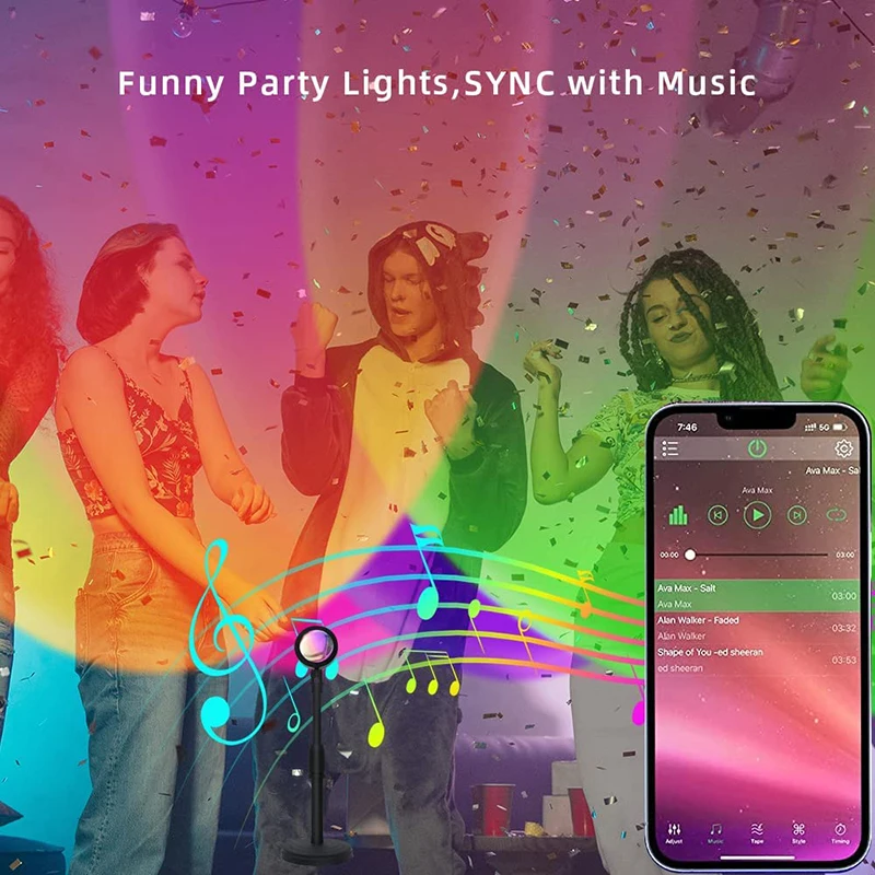 Smart LED Sunset Lamp Colorful - огляд і ціна Smart Home Energy Monitor