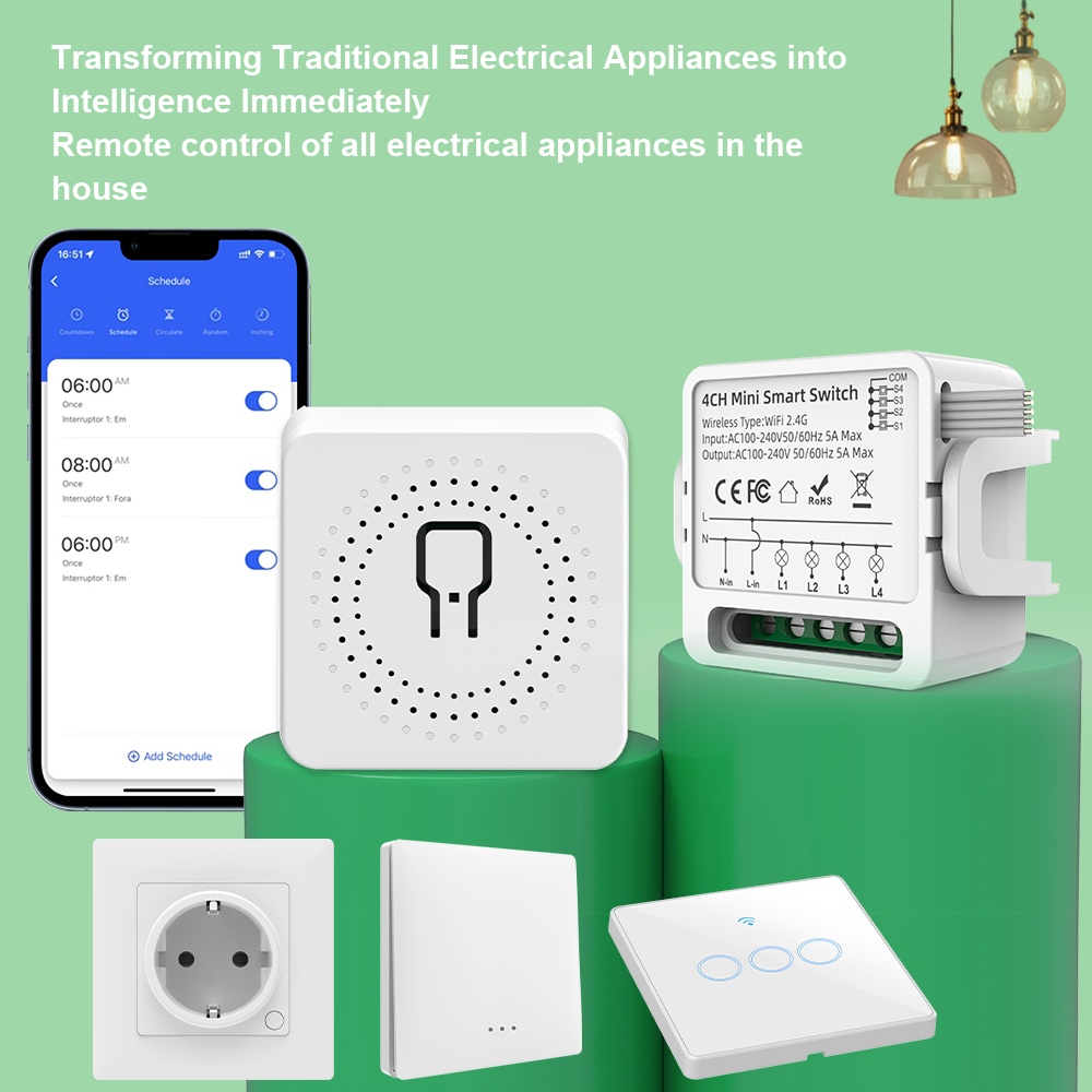 Tuya WiFi Smart Switch 1/2/3/4 - огляд і ціна Smart Home Google