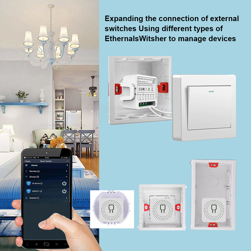 Tuya WiFi Smart Switch 1/2/3/4 - огляд і ціна Smart Home Google