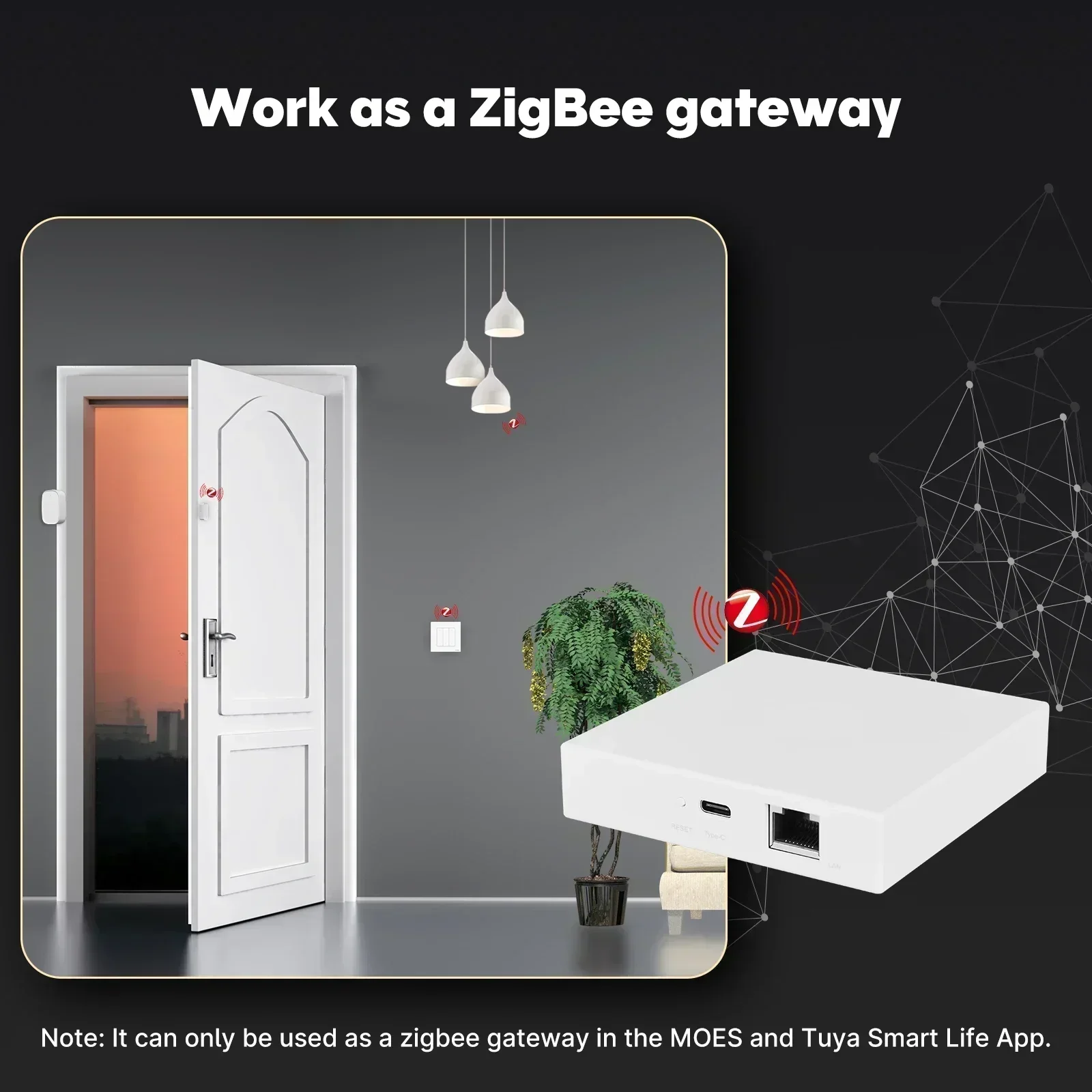 MOES Tuya Zigbee Matter Thread - огляд і ціна Smart Home Dashboard