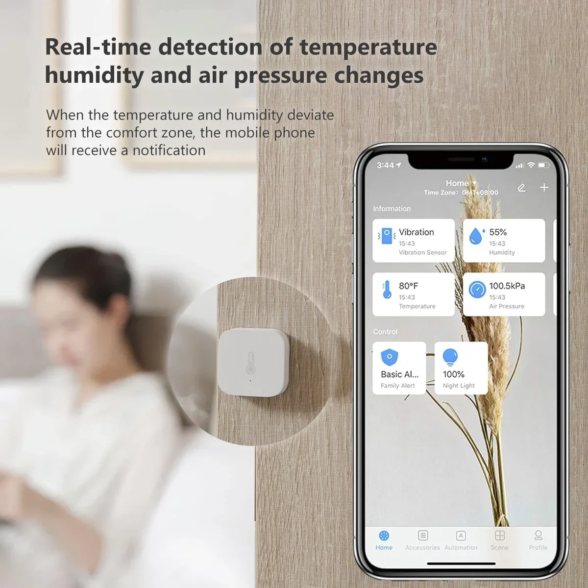 Aqara Temperature Sensor Zigbe - огляд і ціна Smart Home Dashboard