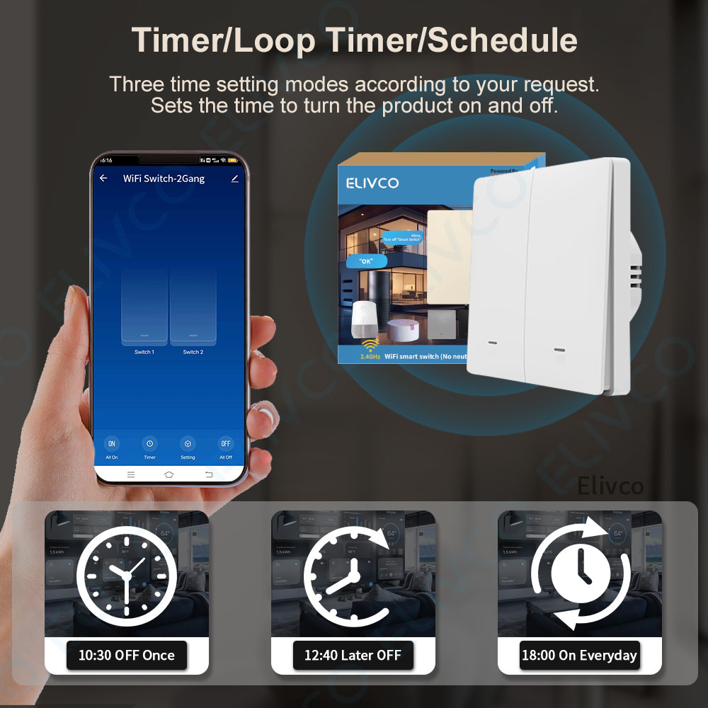 Tuya Wifi Smart Switch No Neut - огляд і ціна Smart Home Google