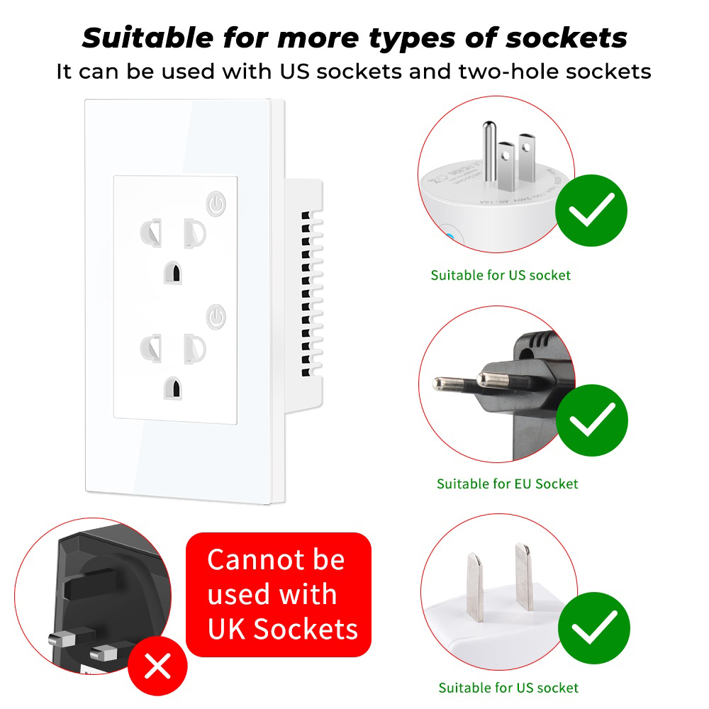 16A Tuya WiFi Bluetooth US EU  - огляд і ціна Smart Home Energy Monitor