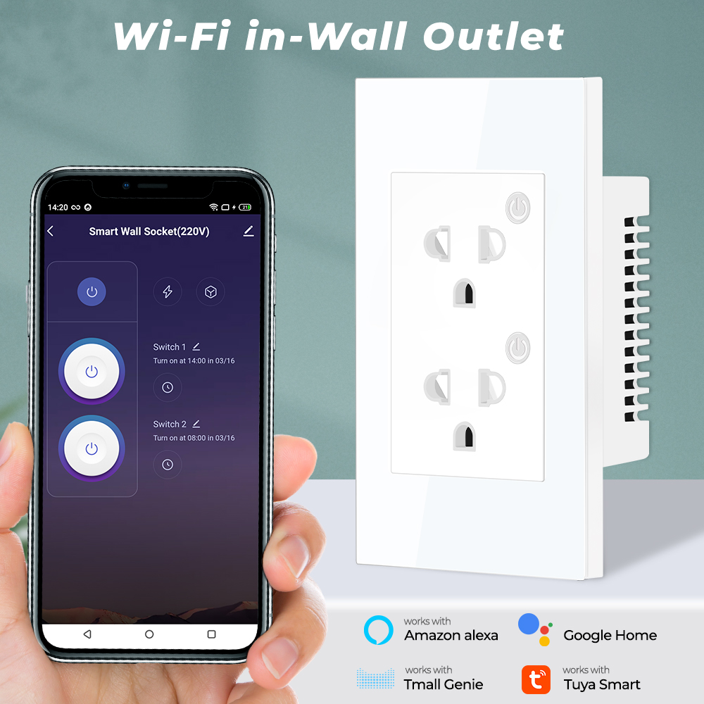 16A Tuya WiFi Bluetooth US EU  - огляд і ціна Smart Home Energy Monitor