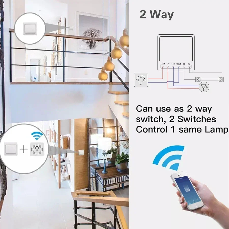 Tuya WiFi Smart Switch Module  - огляд і ціна Smart Home Google