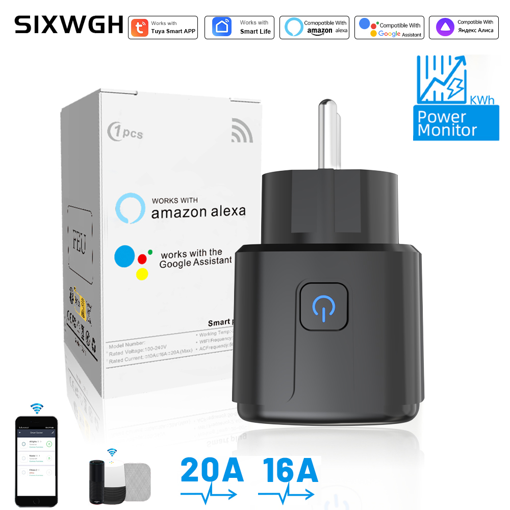 Tuya Smart Socket WiFi Remote  - огляд і ціна Smart Home Energy Monitor