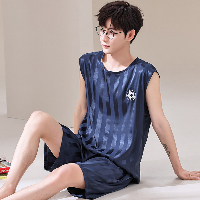 Summer Men Pyjamas Ice Silk Pa - огляд і ціна Smart Home Plus