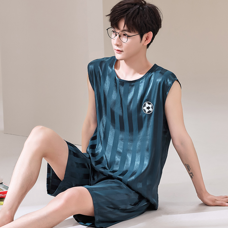 Summer Men Pyjamas Ice Silk Pa - огляд і ціна Smart Home Plus