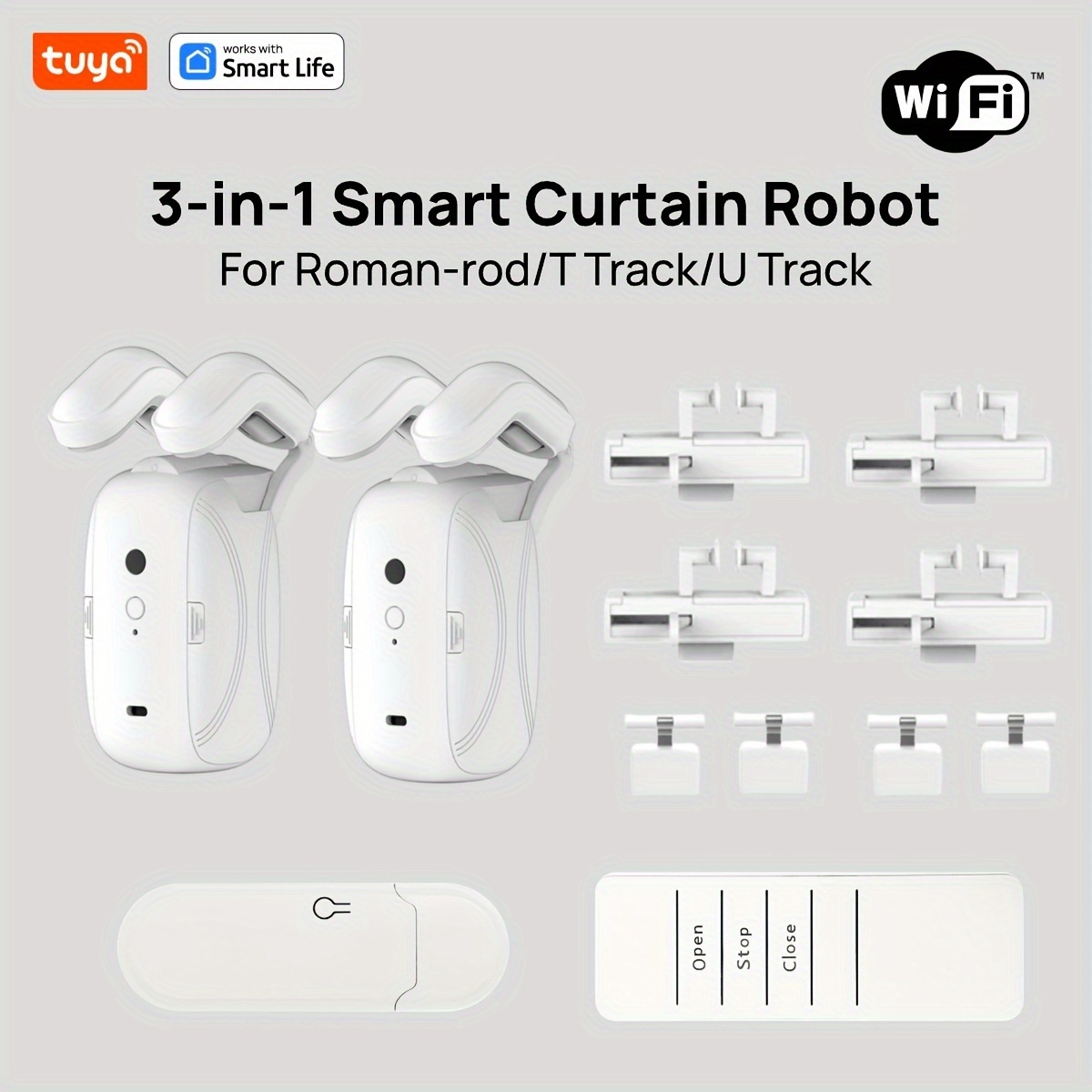 1/2PCS Tuya Smart WiFi Curtain - огляд і ціна Smart Home Wifi Hub