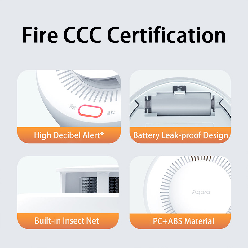 New Aqara Smoke Detector Zigbe - огляд і ціна Smart Home Xiaomi App