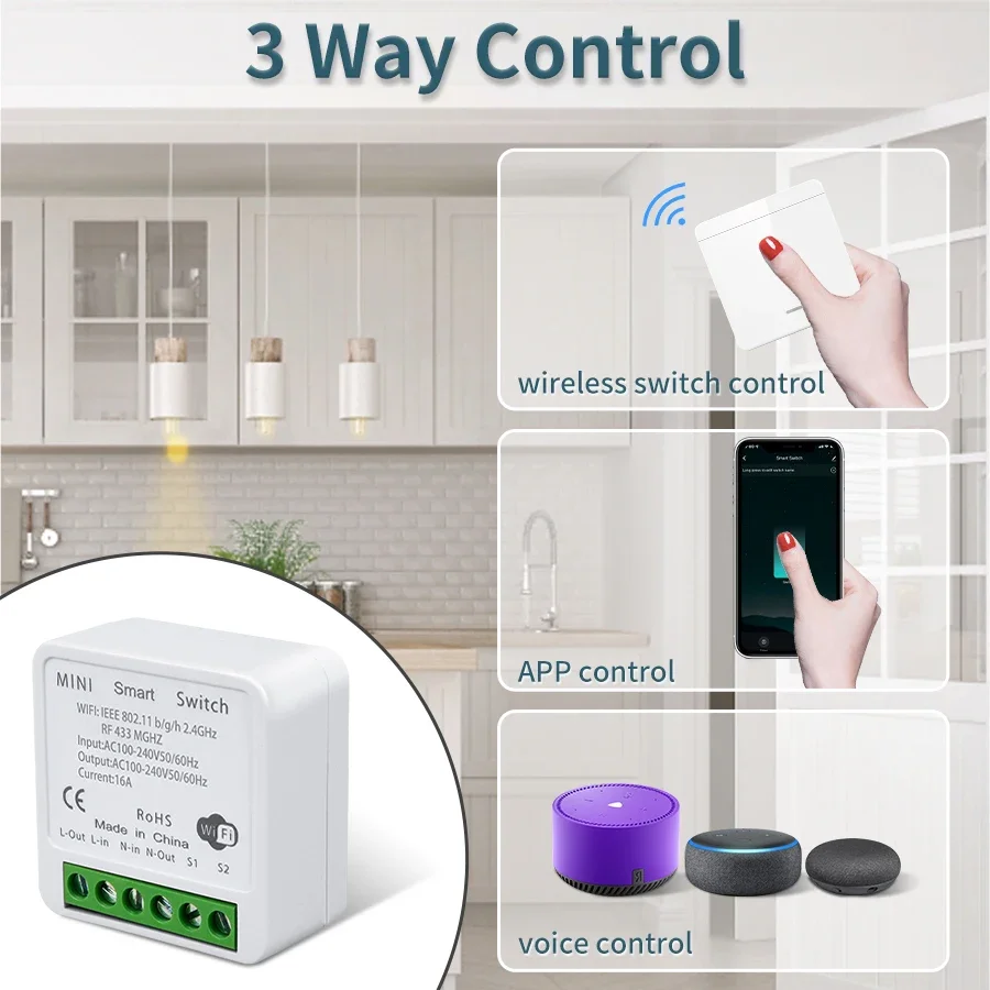Wifi RF 433MHz Smart Switch Tu - огляд і ціна Smart Home Dashboard