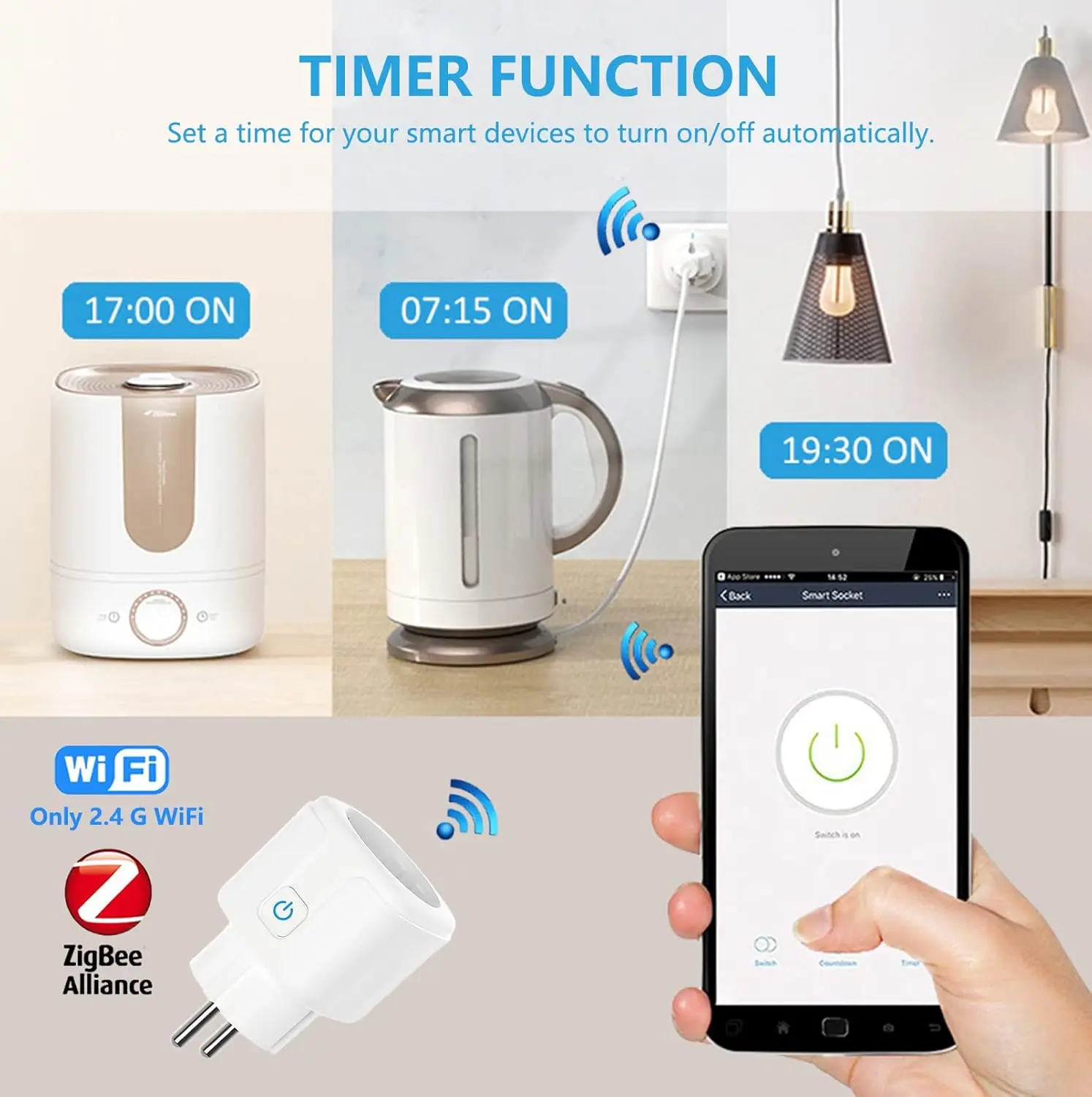 ZigBee EU Plug 16A/20A Smart P - огляд і ціна Smart Home Energy Monitor