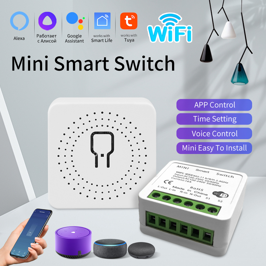 16A 20A Tuya Smart WiFi Switch - огляд і ціна Smart Home Google