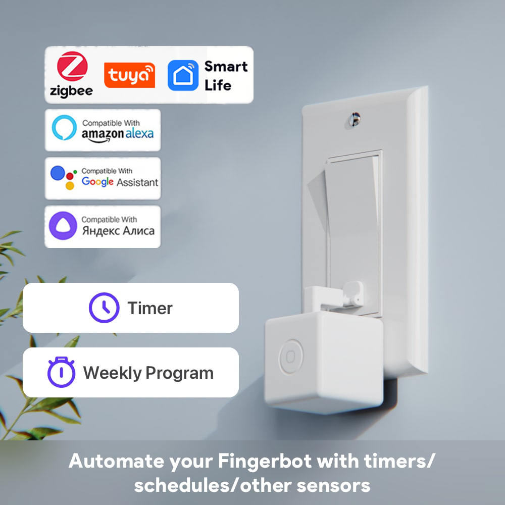 Tuya Zigbee Smart Fingerbot Pl - огляд і ціна Smart Home Plus
