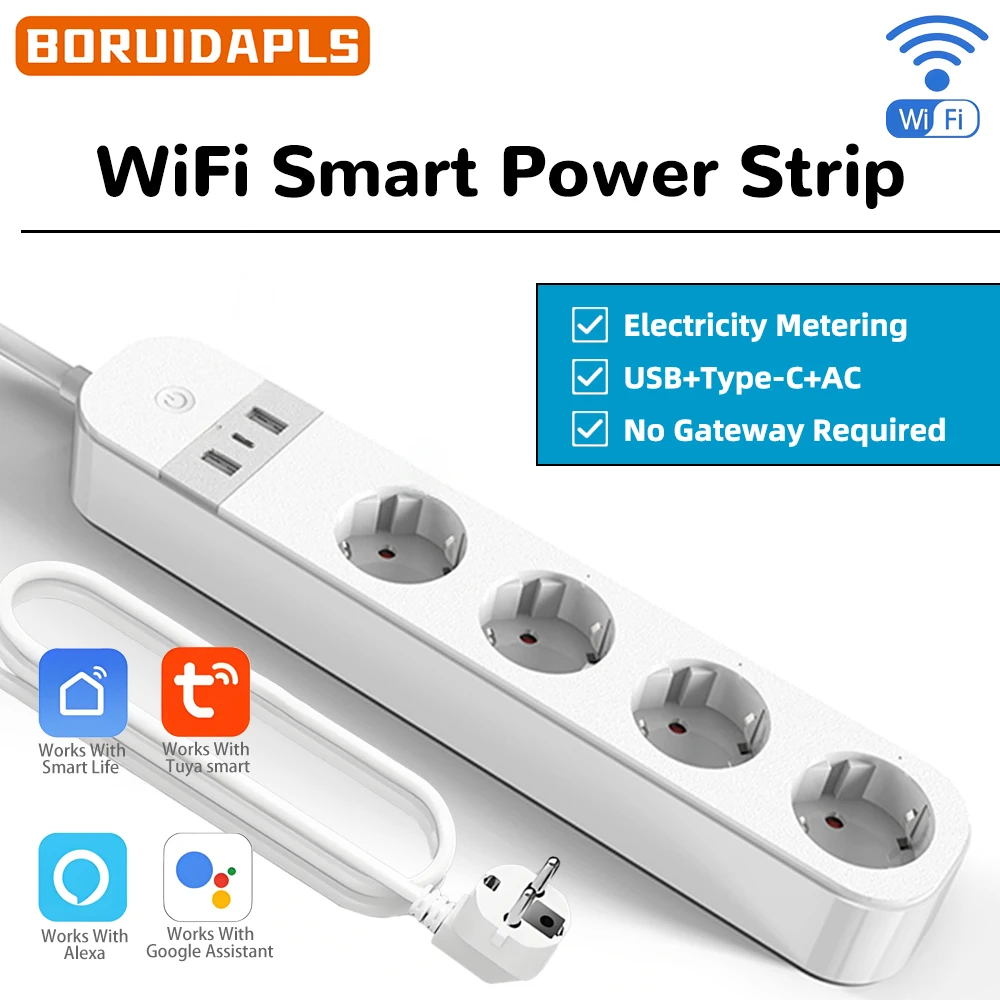 BORUIDAPLS EU Plug WiFi Smart  - огляд і ціна Smart Home Energy Monitor