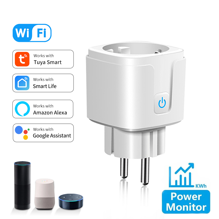 Tuya Smart Socket EU 16A AC100 - огляд і ціна Smart Home Energy Monitor