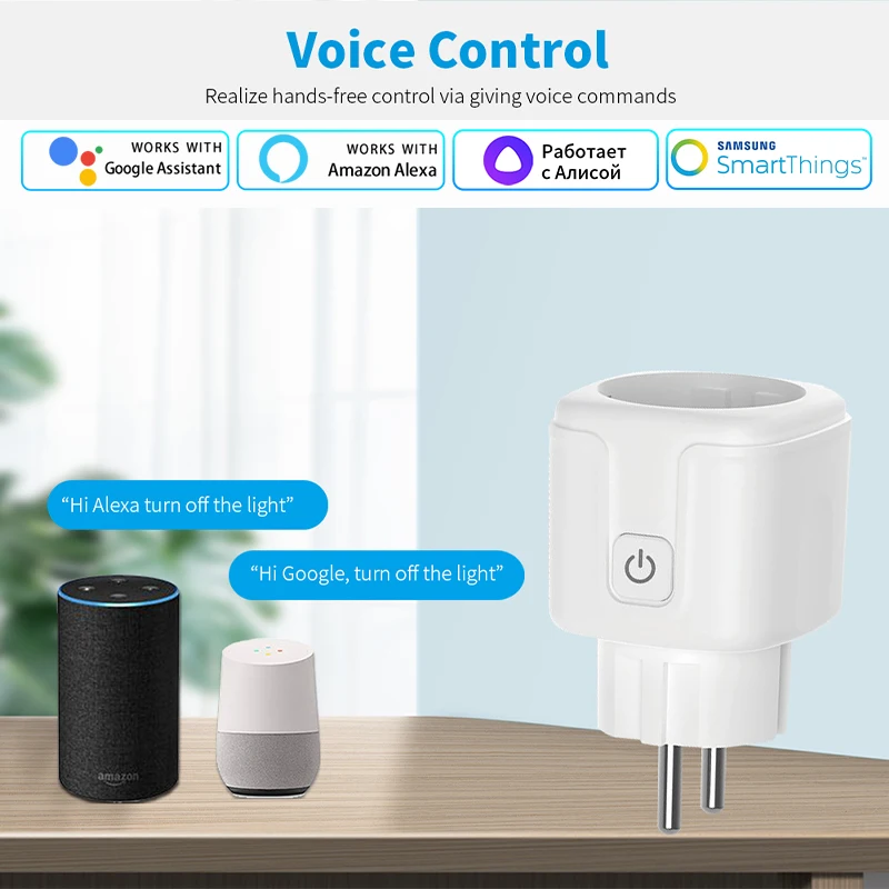 Tuya Smart Socket EU 16A AC100 - огляд і ціна Smart Home Energy Monitor