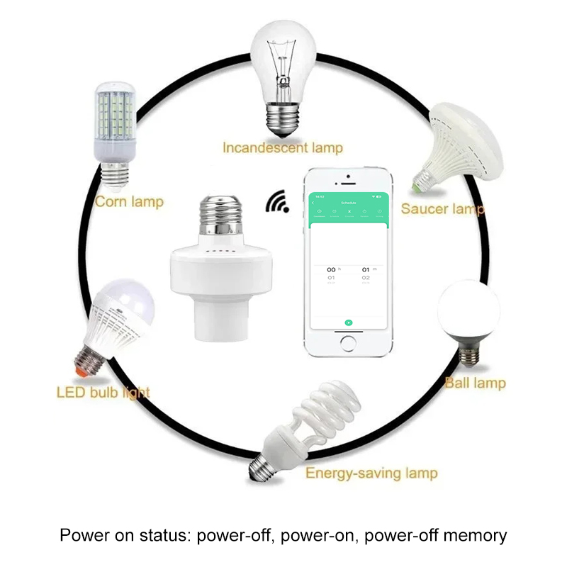 Tuya Smart E27 Socket Switch A - огляд і ціна Smart Home Google
