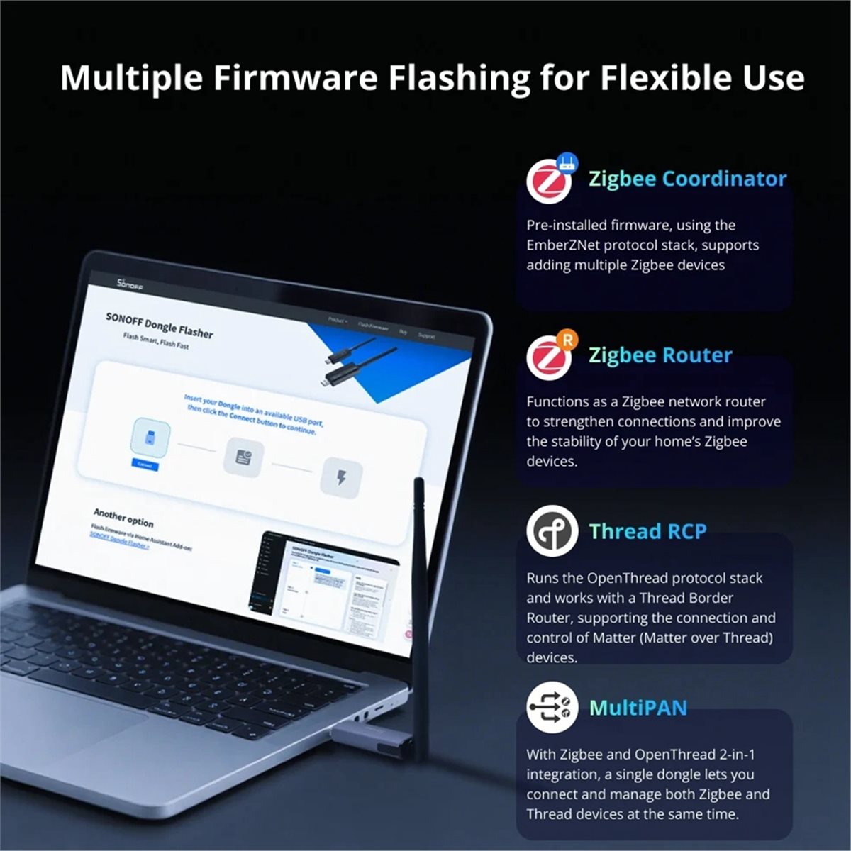Dongle Plus MG24 Zigbee Thread - огляд і ціна Smart Home Plus