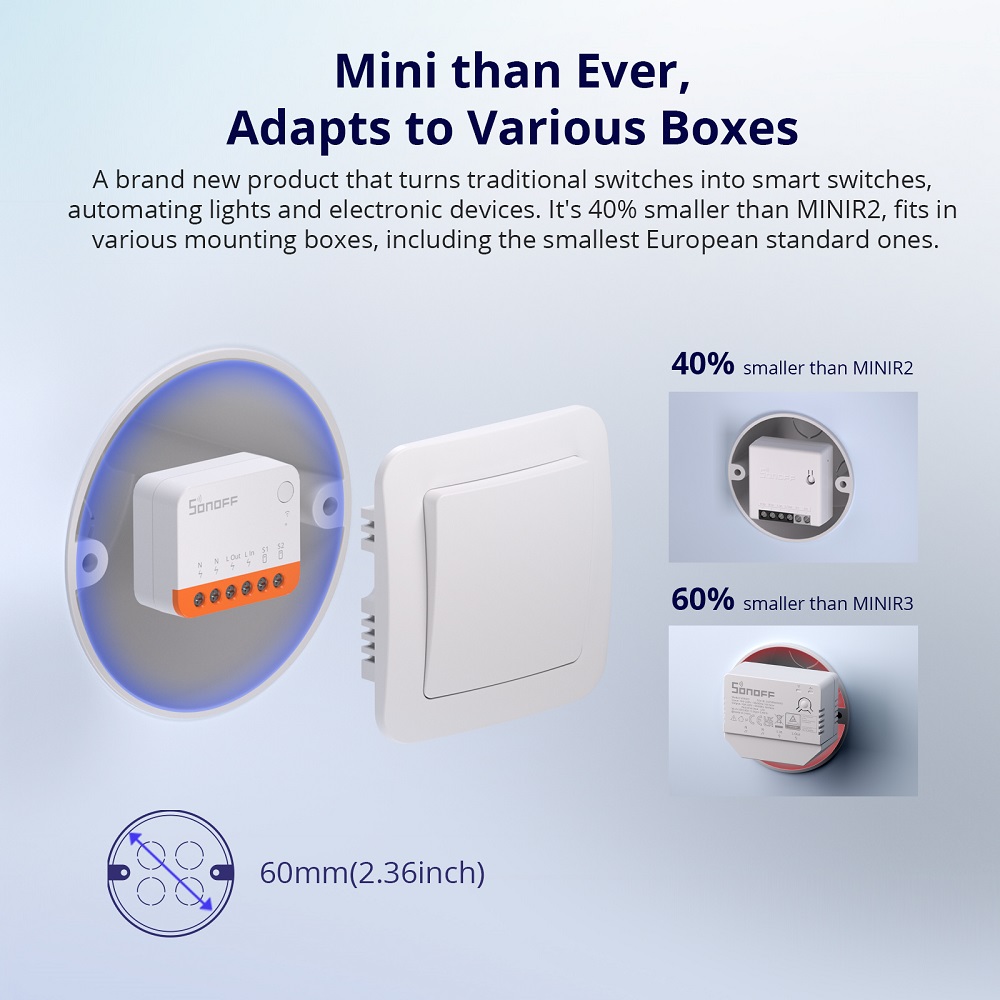 Sonoff Mini R4 Extreme Wifi Sm - огляд і ціна Smart Home Google